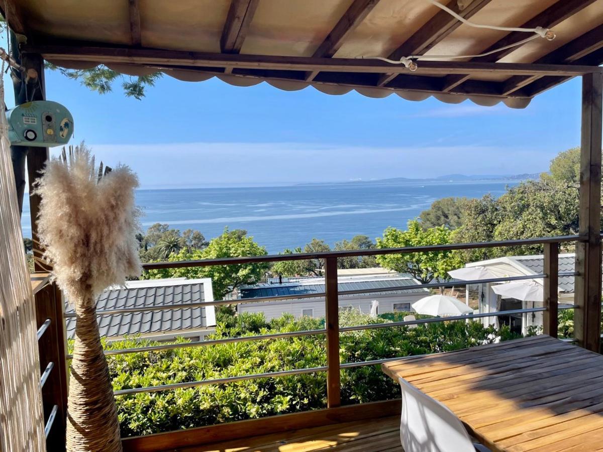 Mobil Home Superbe Vue Mer St Raphael Saint-Raphaël Exteriör bild