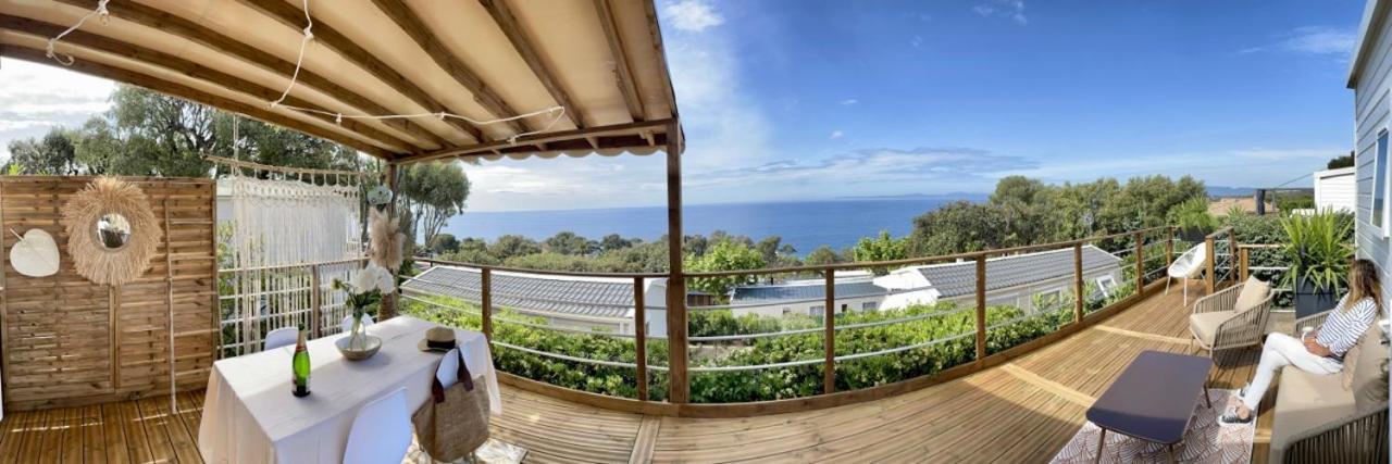 Mobil Home Superbe Vue Mer St Raphael Saint-Raphaël Exteriör bild