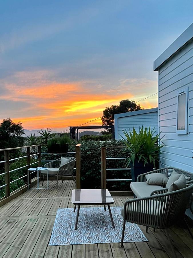 Mobil Home Superbe Vue Mer St Raphael Saint-Raphaël Exteriör bild