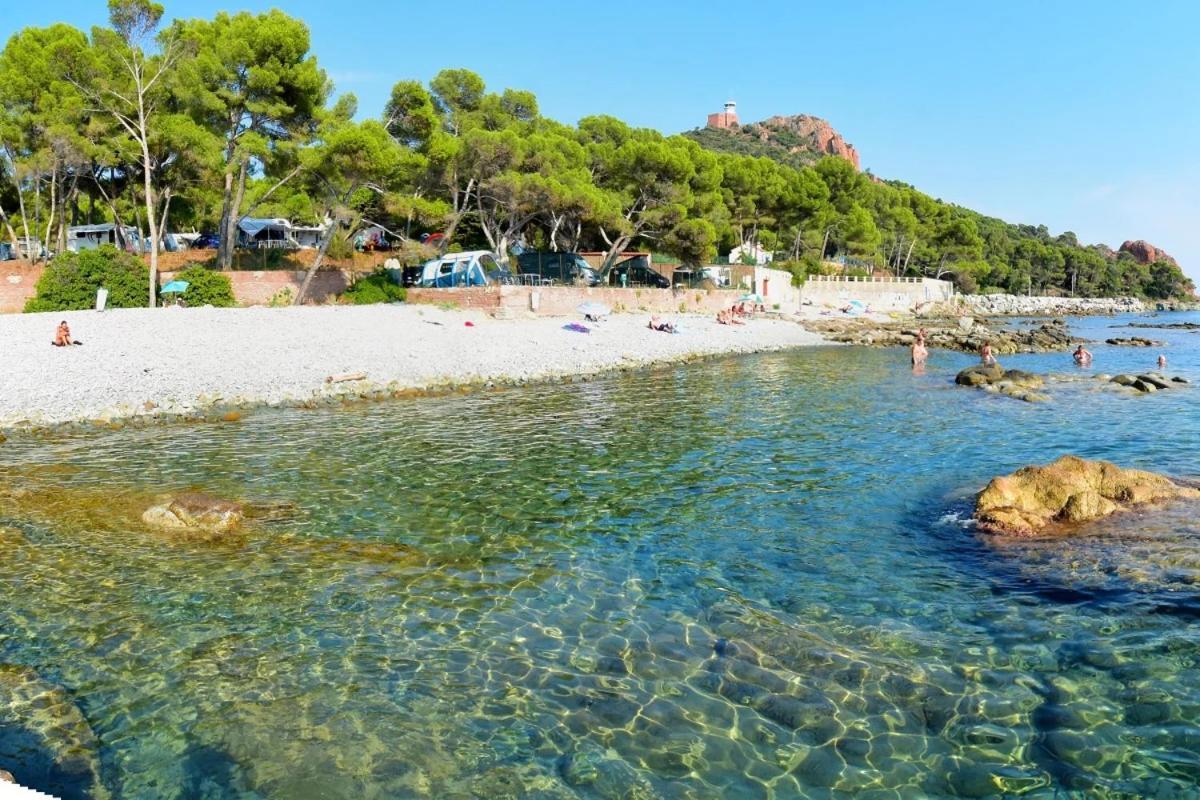 Mobil Home Superbe Vue Mer St Raphael Saint-Raphaël Exteriör bild